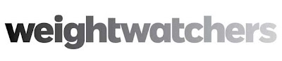 Weight Watchers logo in grayscale, sans serif type, all lower case, going from dark gray to light gray in a gradation across all of the letters, left to right