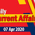 Kerala PSC Daily Malayalam Current Affairs 07 Apr 2020