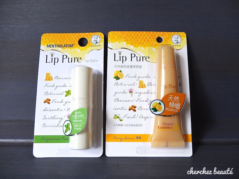 Cherchez Beauté Mentholatum Lip Pure Honey Lemon Lip Gel and Fragrance