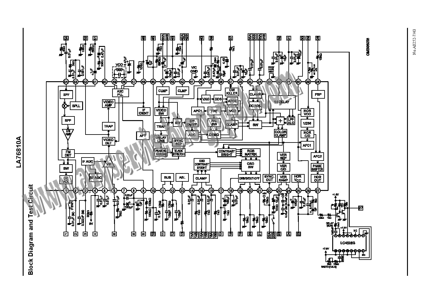 La76810a схема включения микросхема