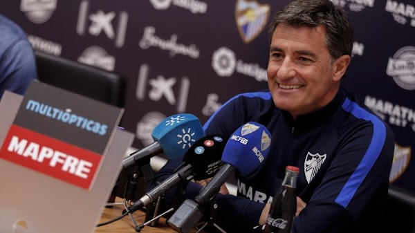 Míchel - Málaga -: "El equipo está bien, tomando un buen vuelo"