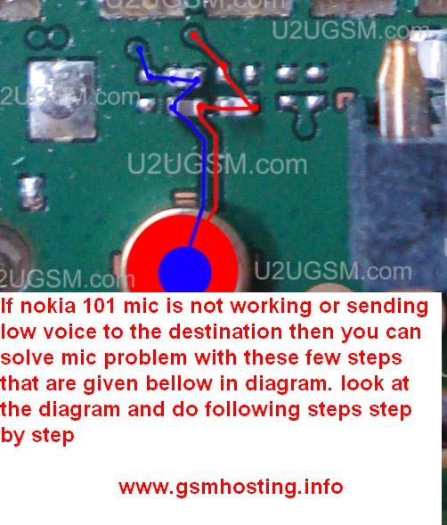 cellfirmware Nokia 101 Mic Problem Jumpers Ways Solution