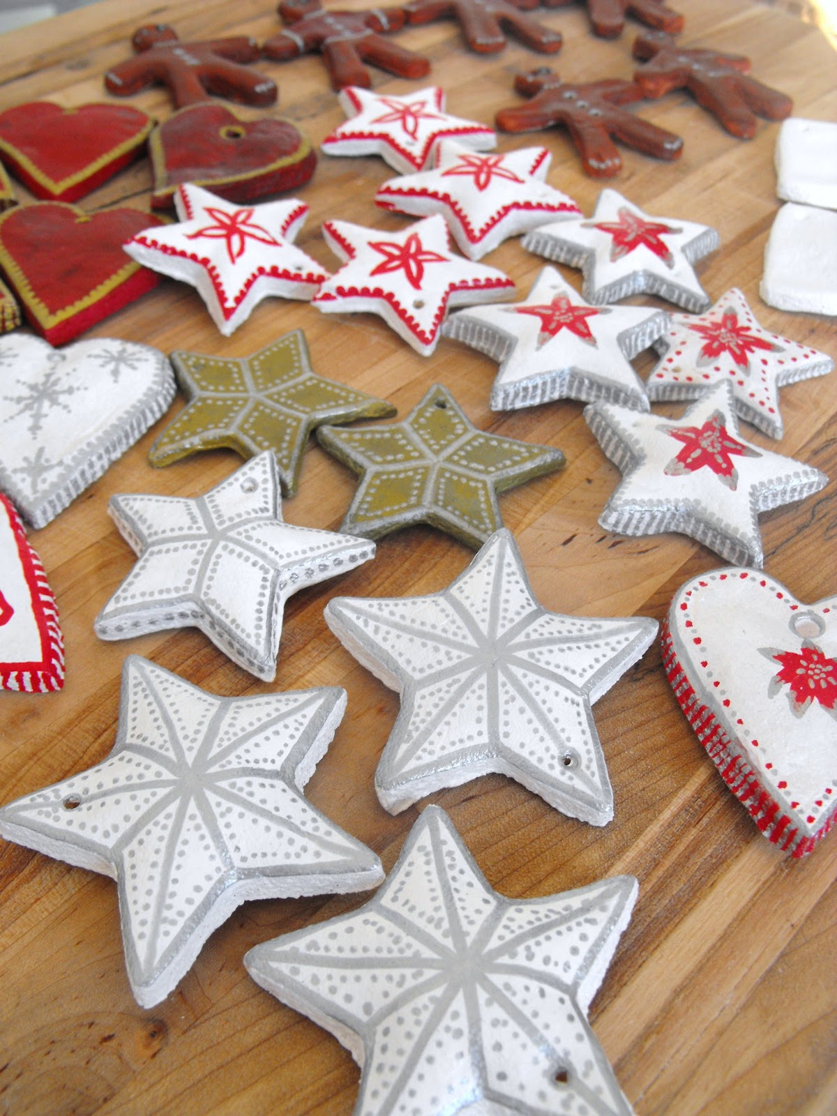 Ruby Murrays Musings Salt Dough Christmas Tree Ornaments