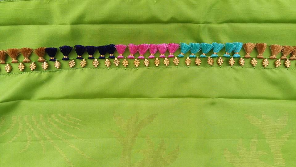 Kayal Tassel(Kuchu) Works Saree Tassel (Kuchu) with Flower buds