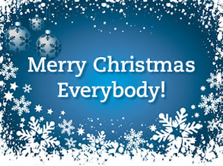 Merry Christmas wishes wallpaper with snowflakes and white babules