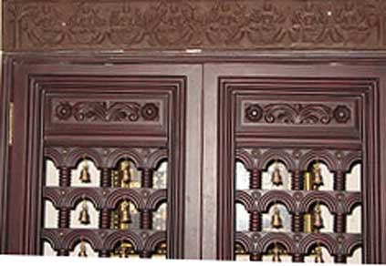 Latest Pooja Room Door Frame And Door Design Gallery - Wood Design ...