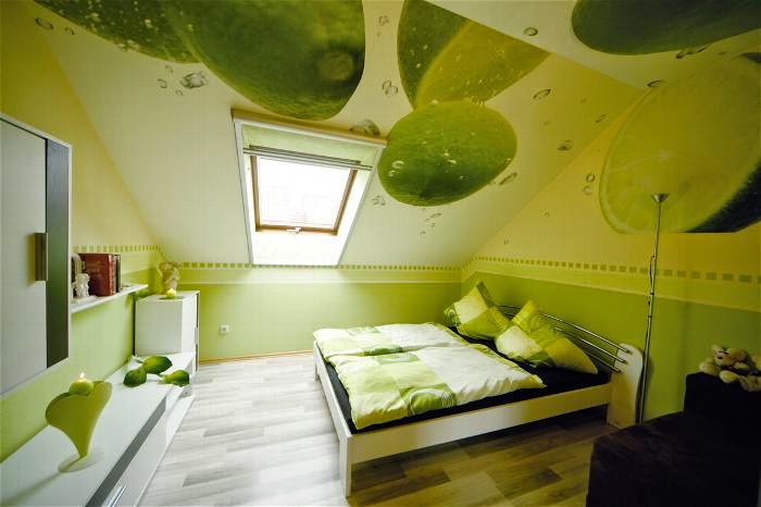 Habitaciones color verde - Ideas para decorar dormitorios