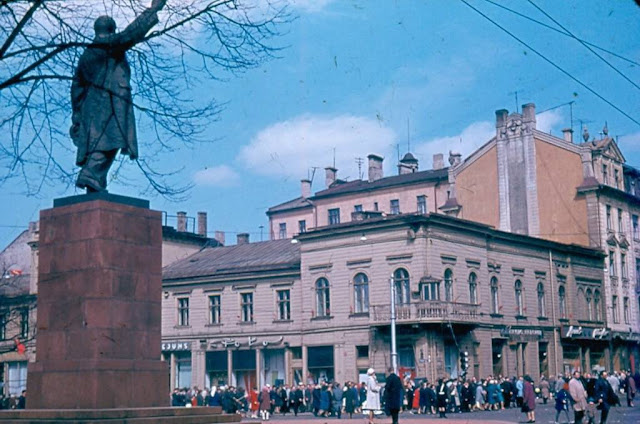 1950 годы на месте гостиница Латвия