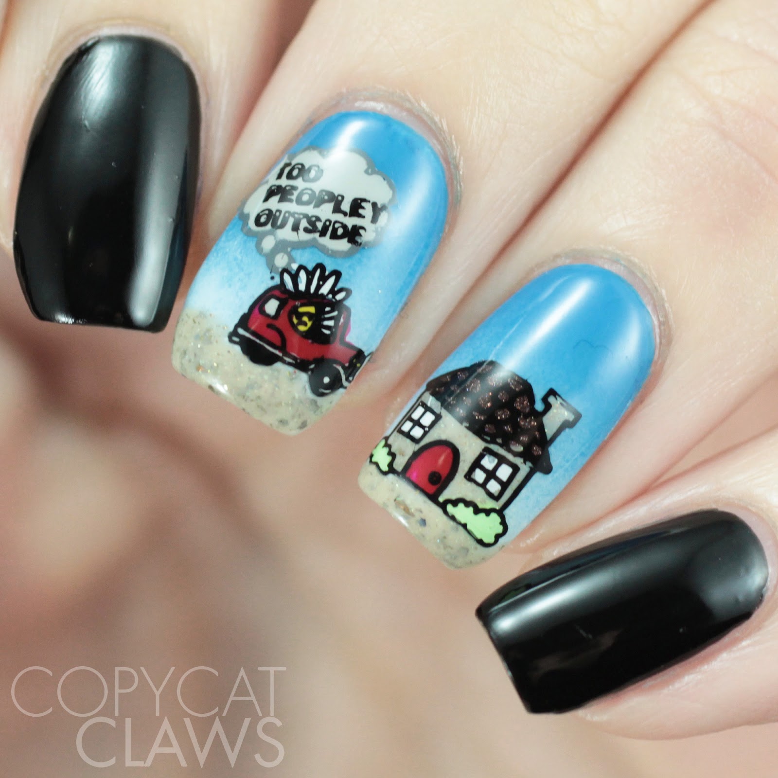 Copycat Claws Maniology Daisy Downer (M026 and M027) Stamping Plate Review