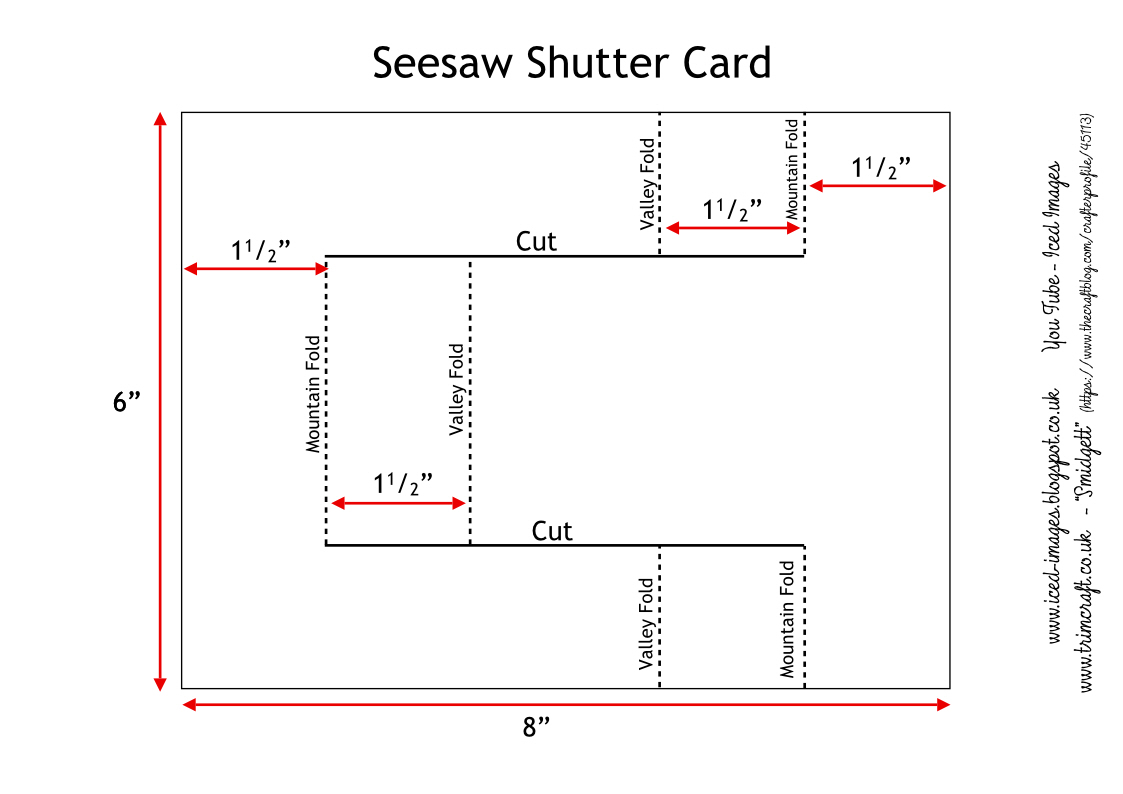 shutter fold template