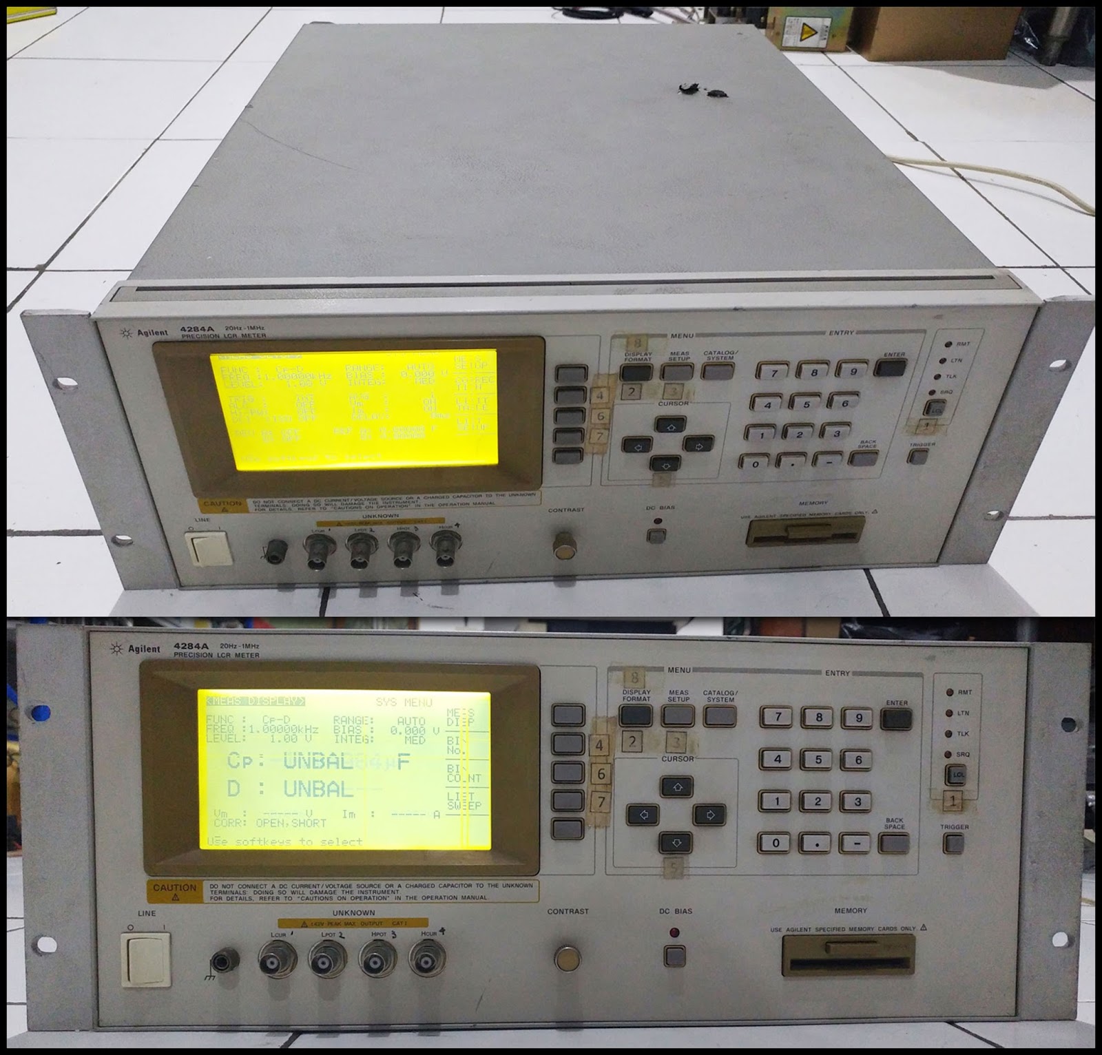 2nd MACHINE LCR meter 4284A Hewlett Packard HP