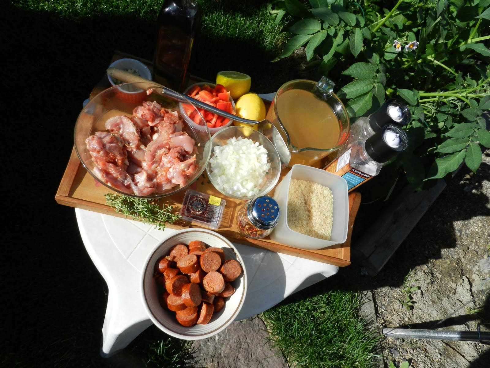 Big Green Egg by Dr. T Paella on a er One Touch