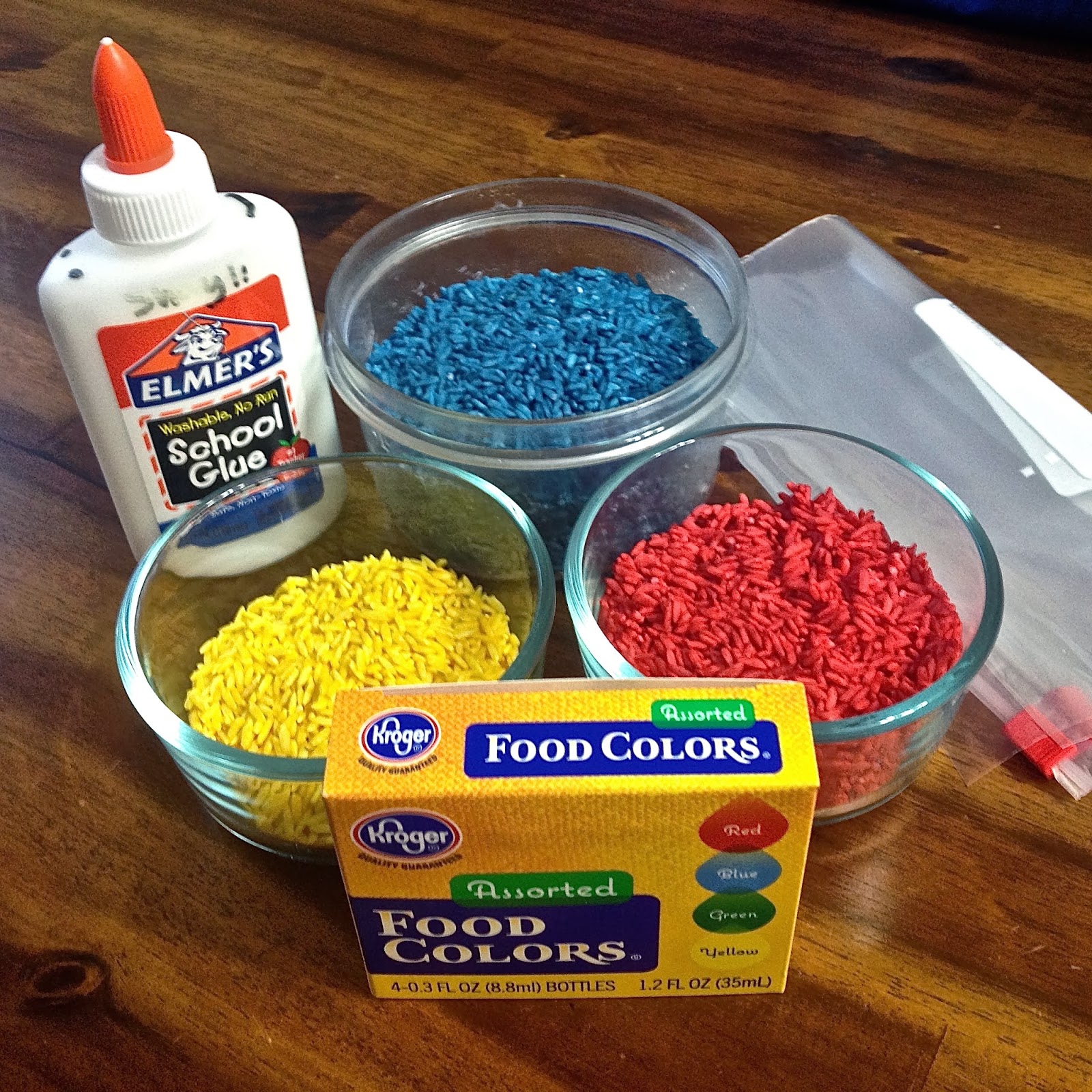 Diary of a Techie Chick: Making Colored Rice ....
