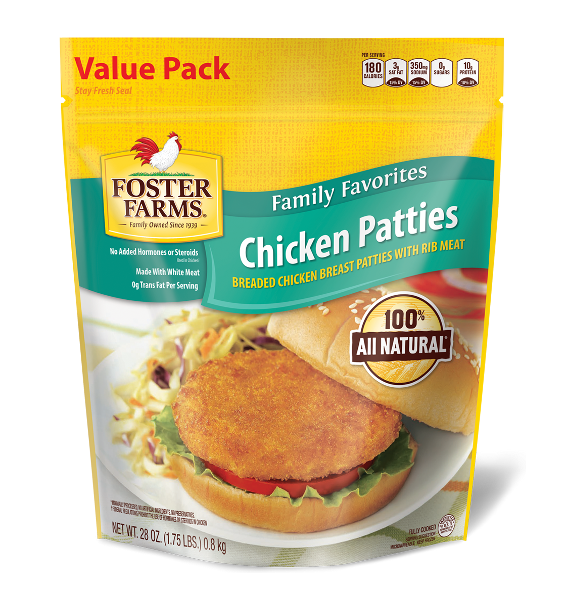 Twelve Makes a Dozen Foster Farms Makes Great Chicken Breast Patties