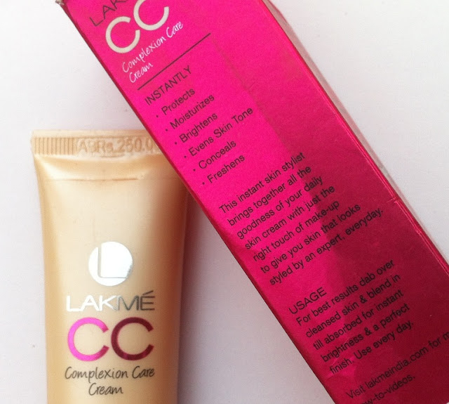 Lakme Complexion Care(CC) Cream in Bronze Review, Pictures and Swatches