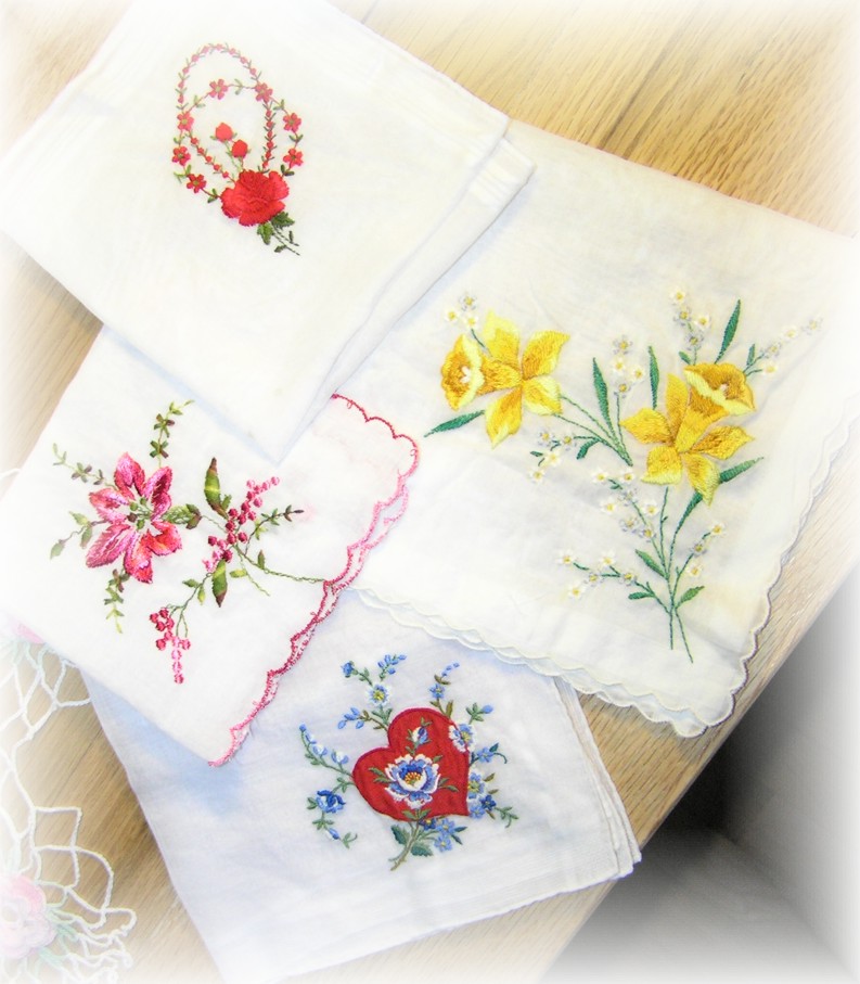 Kitty And Me Designs More Vintage Hankies