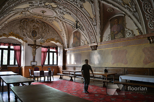 Reflektarz w Klasztorze w Henrykowie niedaleko Ząbkowic Śląskich na Dolnym Śląsku