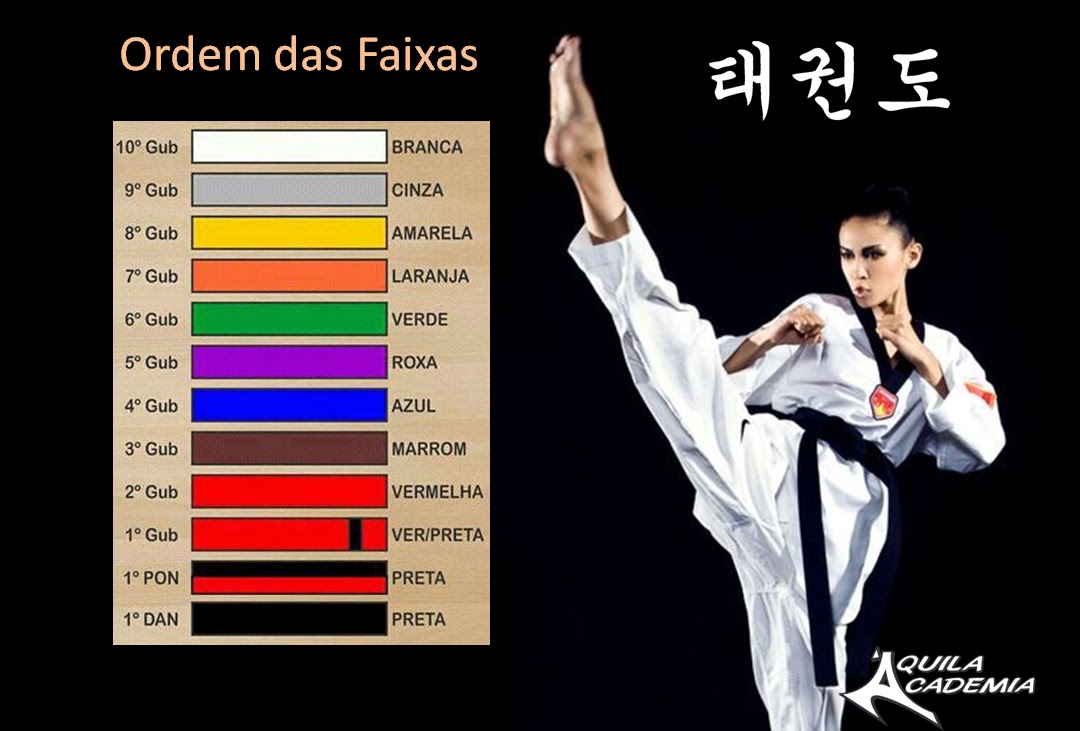 Taekwondo Significado Das Faixas EDUCA Taekwondo Significado Das Faixas EDUCA