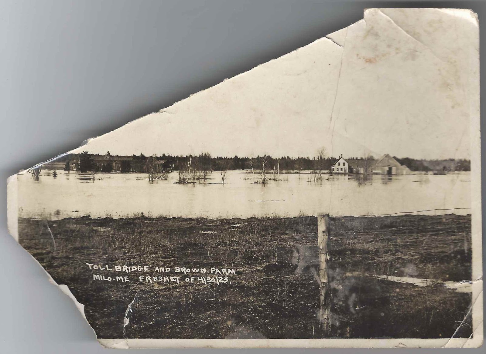 Heirlooms Reunited Two Photographs of a Freshet on the Piscataquis