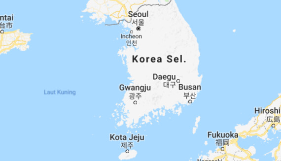 5 Peta Korea Selatan Terbaru Lengkap - SEJARAH