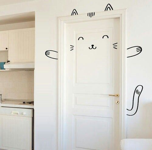 Hiasan Pintu Kamar Unik Rancangan Desain Rumah Minimalis