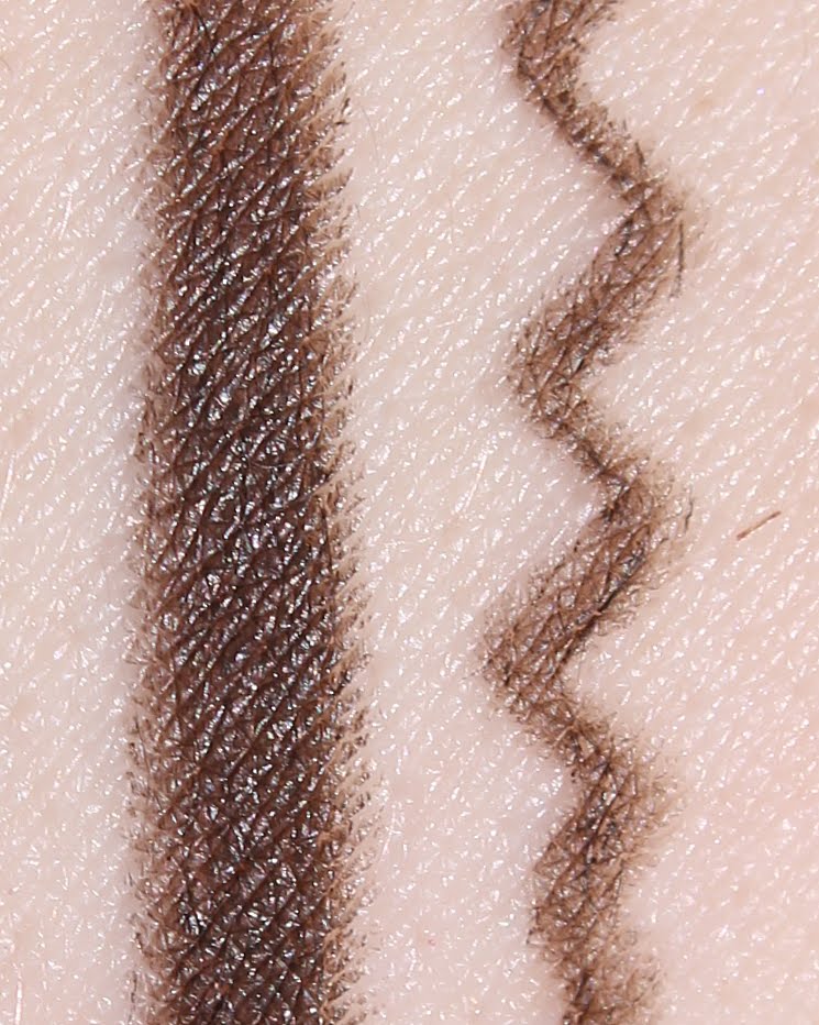 ZA Gel Eyeliner - BR669 Deep Brown Swatches & Review