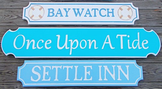 Coastal House Name Signs