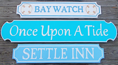 Coastal House Name Signs