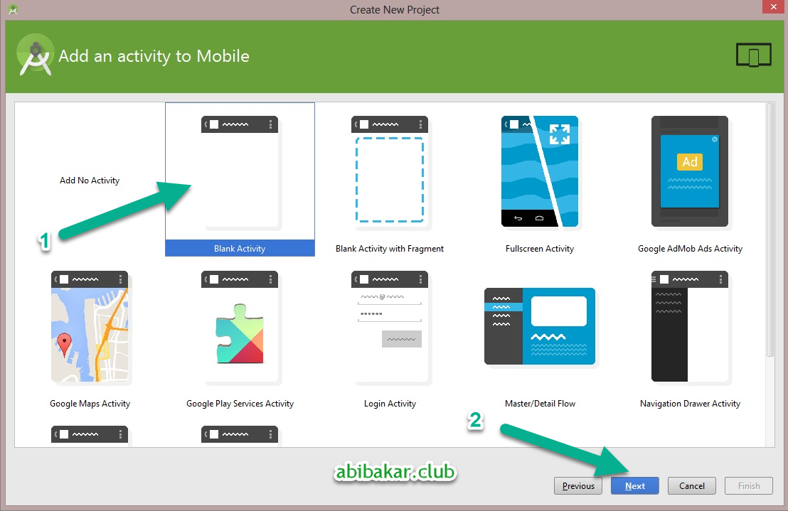 Pilih Blank Activity For Mobile Di Android Studio Pilih Blank Activity For Mobile Di Android Studio