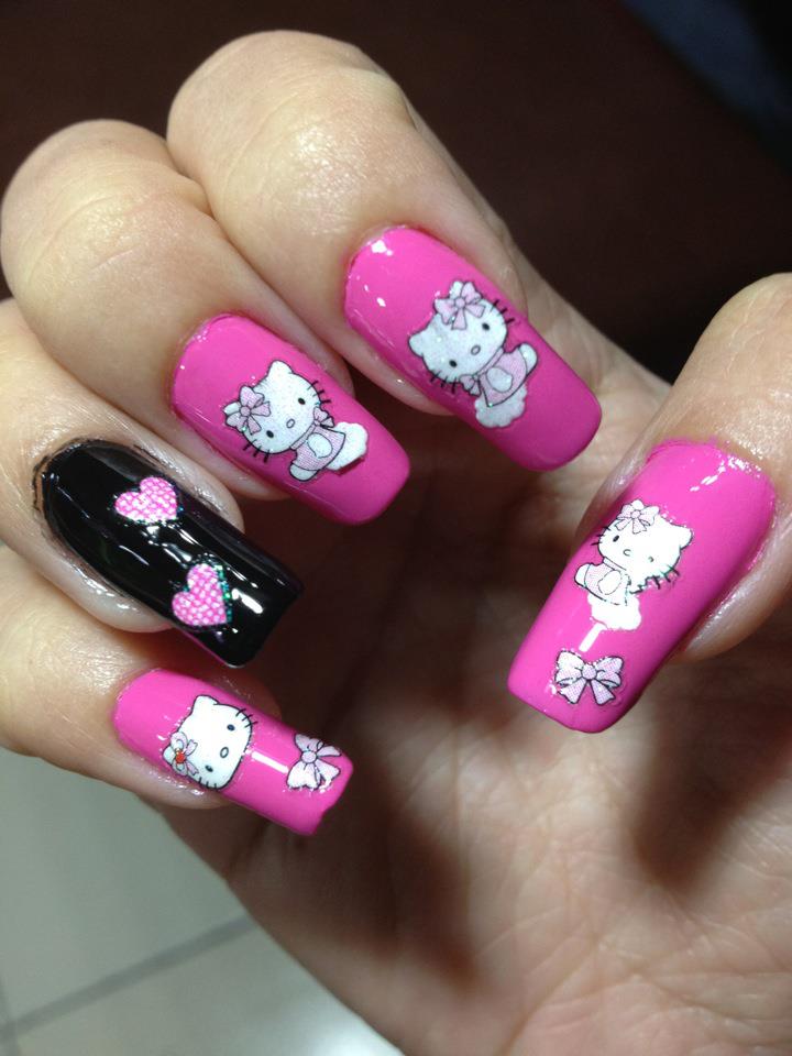 Elite Nails Hand, Foot and Body Spa Featured Free Hand Nail Art Hello