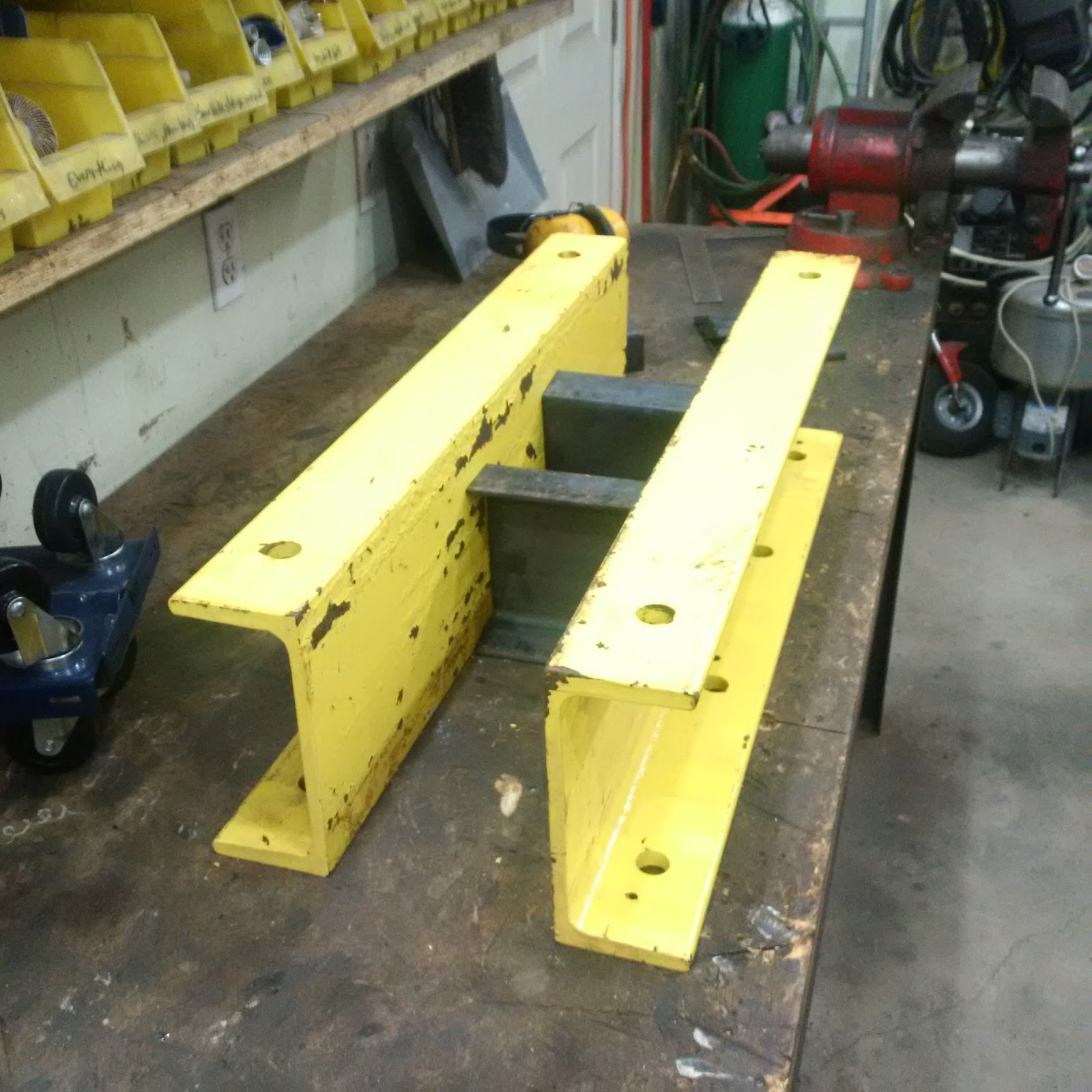 Another Day Another Project DIY 20Ton Shop Press With Upside Down