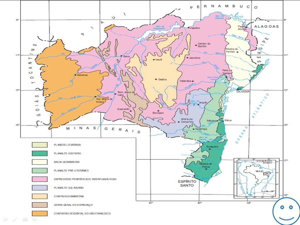 Geografia Da Bahia Aspectos Políticos Físicos Econômicos Sociais E Culturais