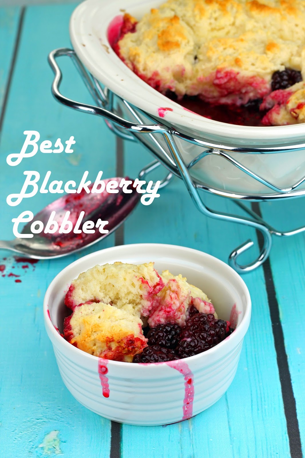 The Best Blackberry Cobbler (From Scratch) - thestayathomechef.com