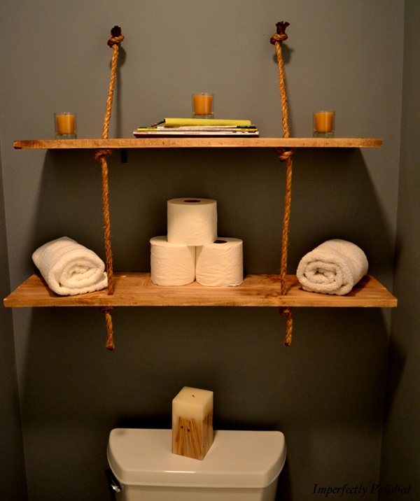 Someday Crafts Rustic Rope Shelves