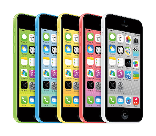 Apple iPhone 5c colors