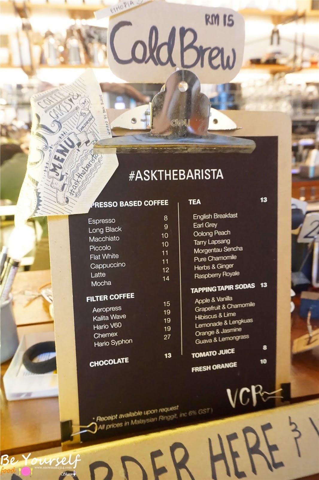 VCR Cafe Jalan Galloway Snowman · Sharing