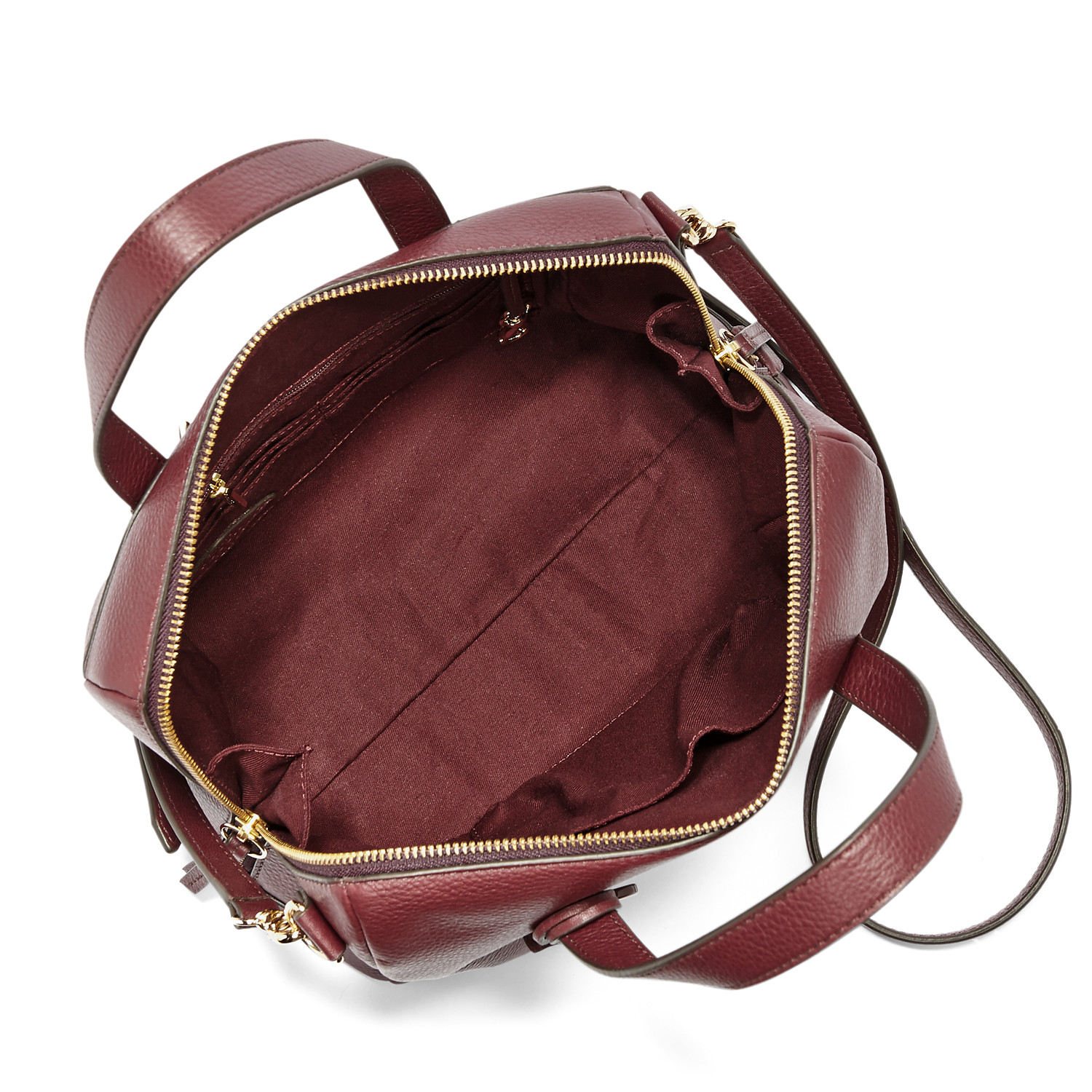 USA Boutique Fossil Sydney Leather Satchel Maroon (Boutique Item!!!)