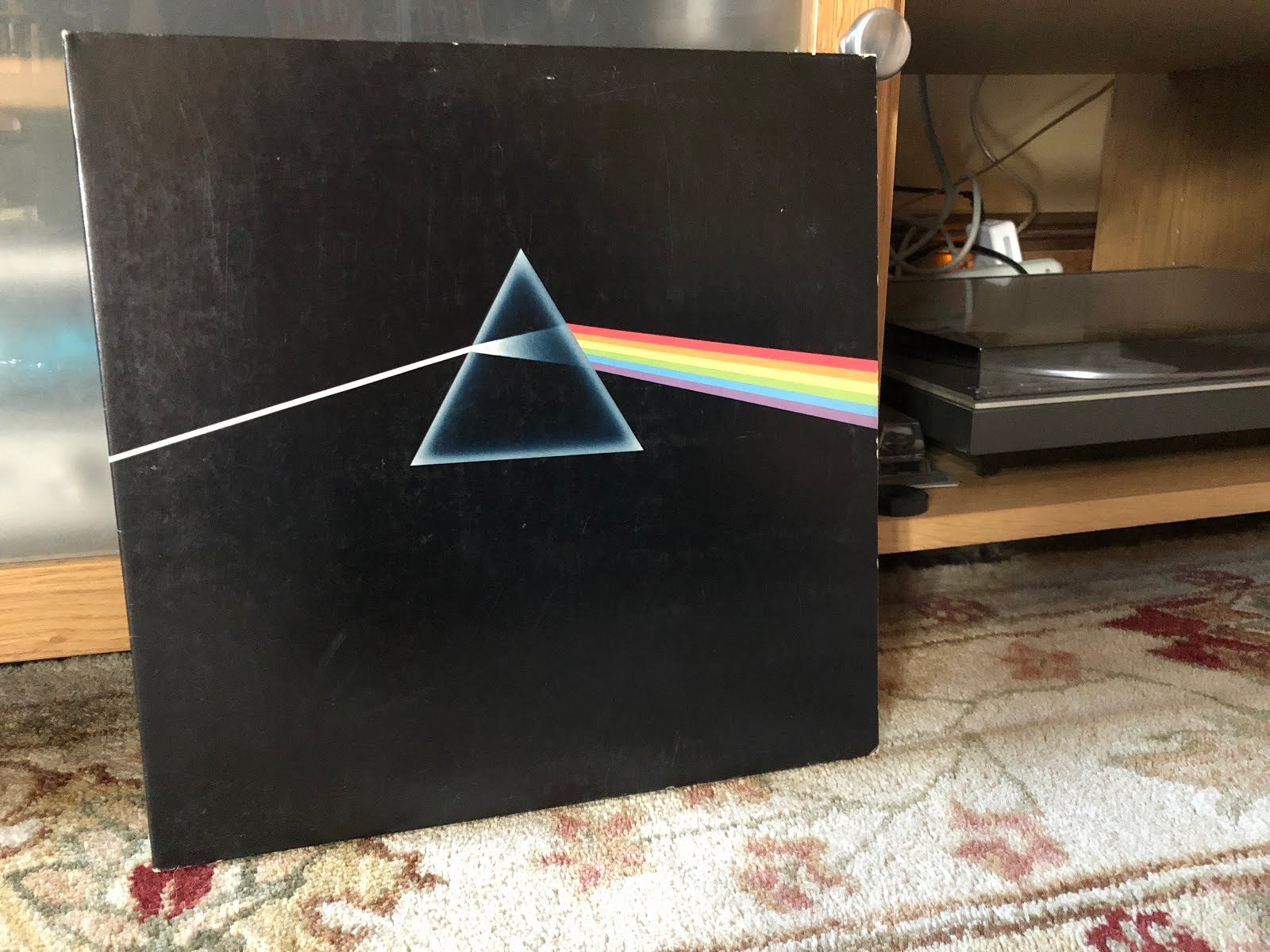 Restoring a Vinyl Record with Glue
