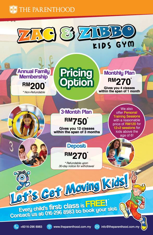 Zac & Zibbo Kids Gym @ The Parenthood, Sunway Pyramid