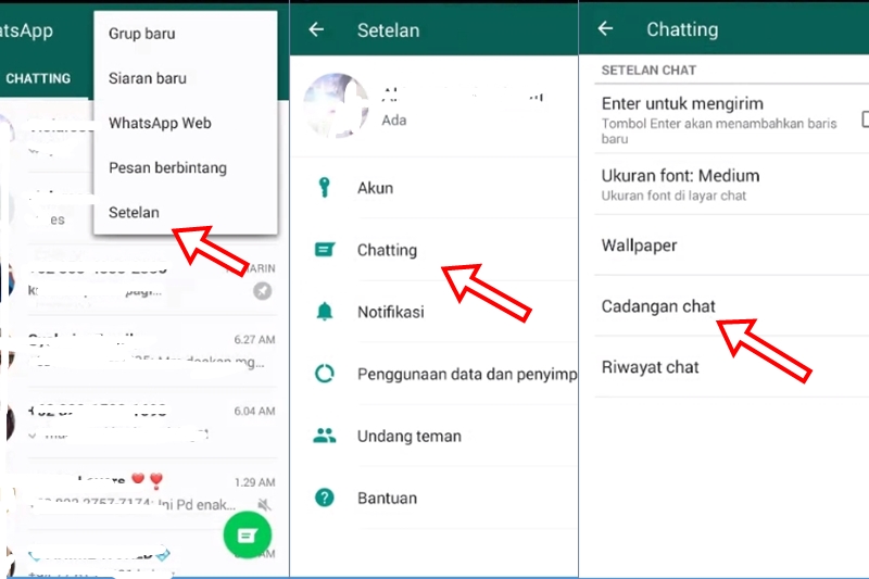 Chat backup