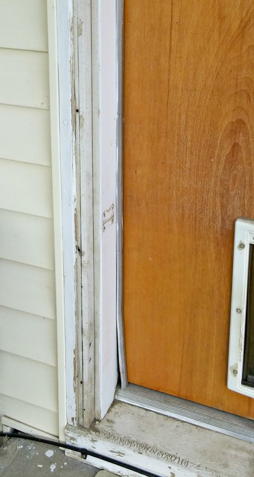 Painted Exterior Patio Door Weekend Yard Work Series Little Vintage