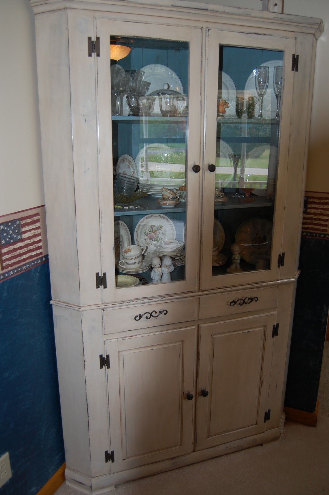 Just Prim Enough China Hutch