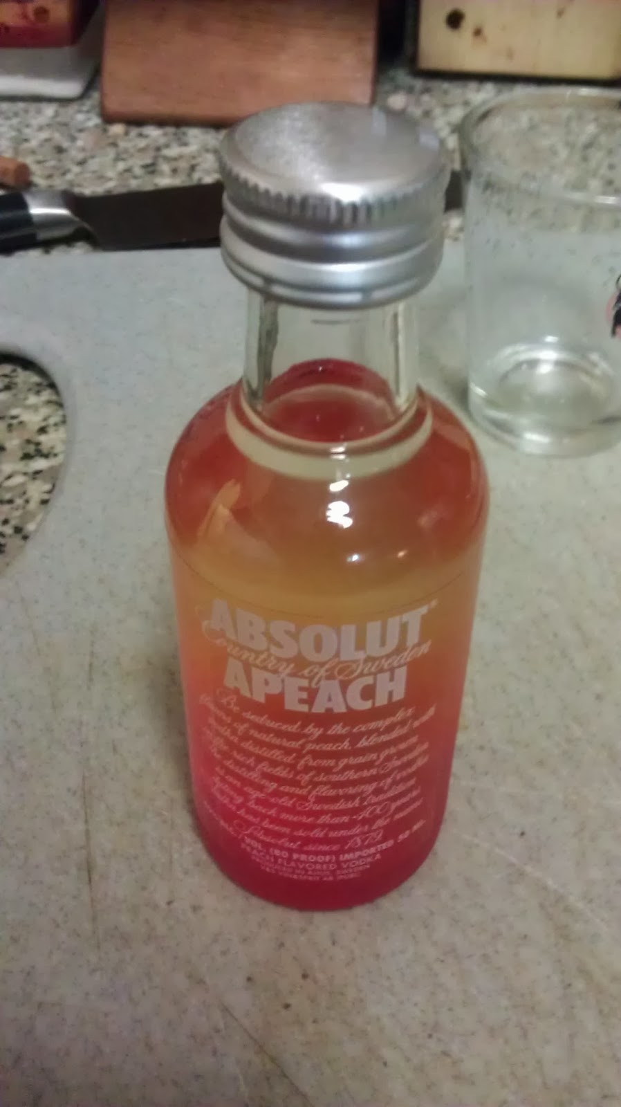 Candy Booze Absolut Apeach Vodka (Peach)