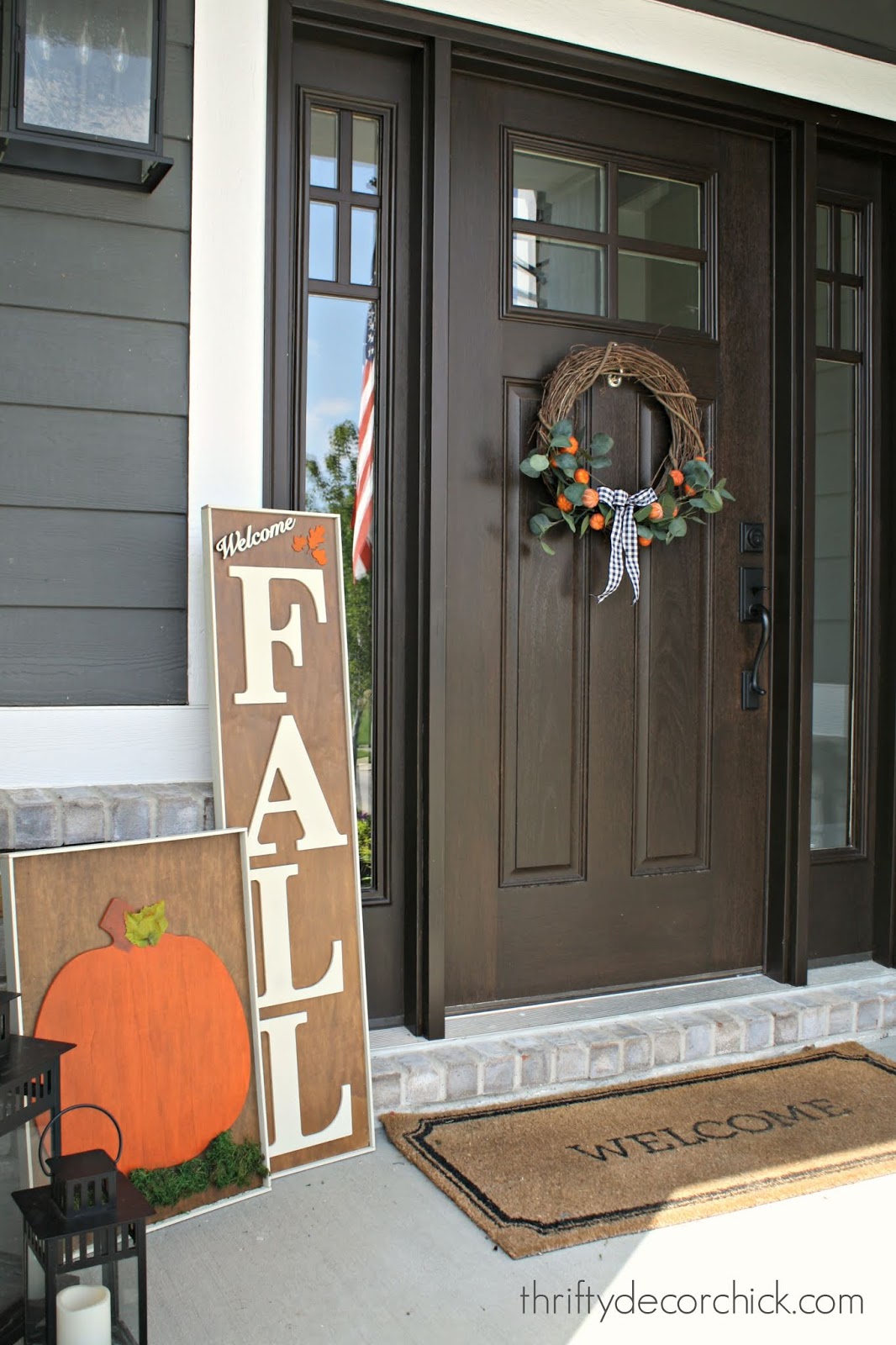 How to Make Large Fall Porch Signs GRACE IN SPACE