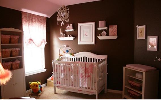 Habitación de Bebé Color Chocolate | Ideas para decorar, diseñar y