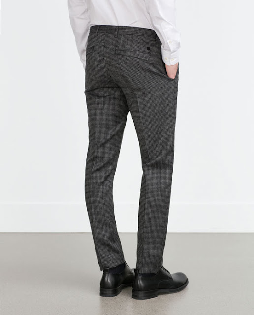 Costume Zara Pied-de-poule