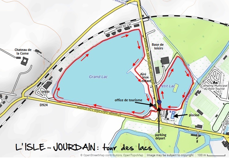 Sudouest Toulousain Randonnées L ISLEJOURDAIN tour des lacs