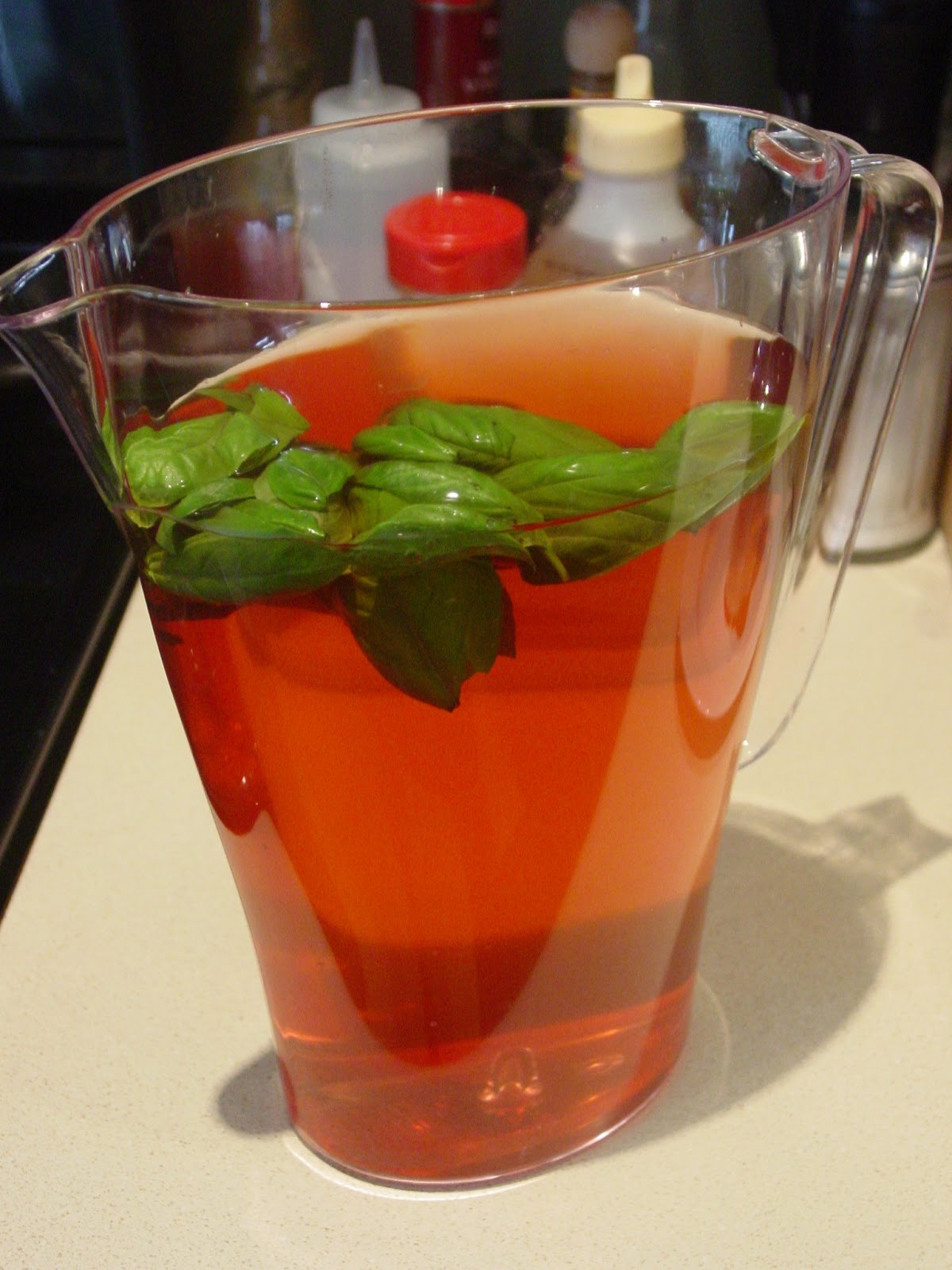 The Dirty Floor Blueberry Basil Iced Tea