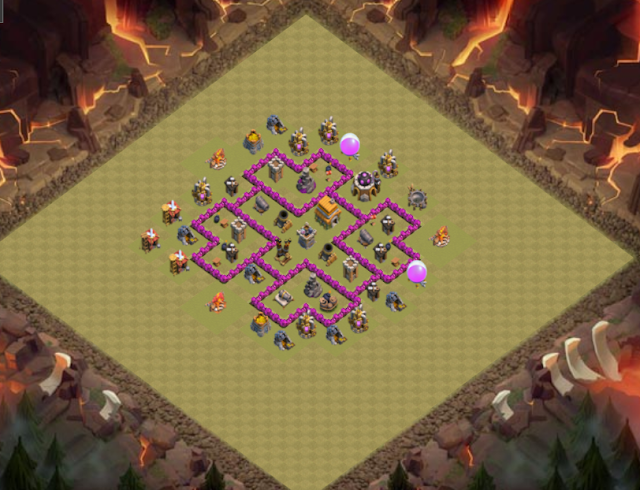 Base TH 6 TERKUAT Clash Of Clans