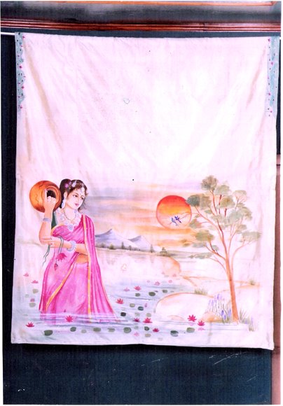 Fabric Painting, Saree Painting, Panjabhi Dress Painting, Cloth Painting in Hyderabad | ARTNVN